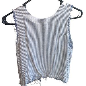 Blue and White striped shirt